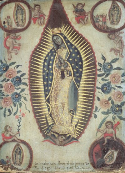 عذراء غوادالوبي ، 1824 بواسطة Escamilla Isidro