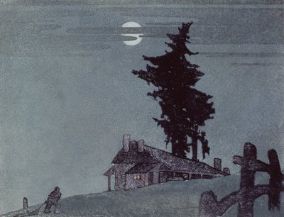 The Homestead، 1937 (لينوكوت) بواسطة Ethleen Palmer