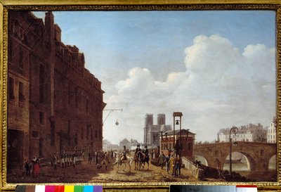 الإمبراطور نابليون الأول (1769-1821) يزور Halle a l
