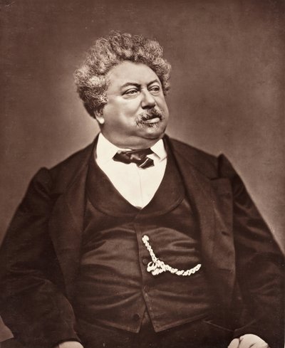 الكسندر دوماس الروائي والكاتب المسرحي الفرنسي ، 1802-1870 ، ج. 1876. بواسطة إتيان كارات