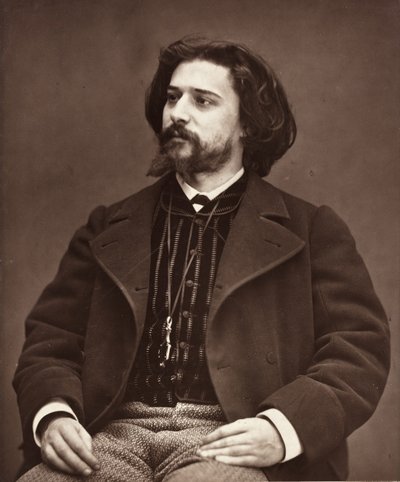 ألفونس دوديت الروائي الفرنسي ، 1849-1897 ، ج. 1876. بواسطة إتيان كارات