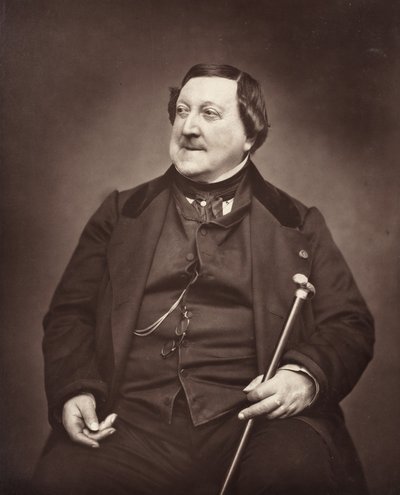 جيواتشينو أنطونيو روسيني الملحن الإيطالي ، 1792-1868 ، 1862. بواسطة إتيان كارات