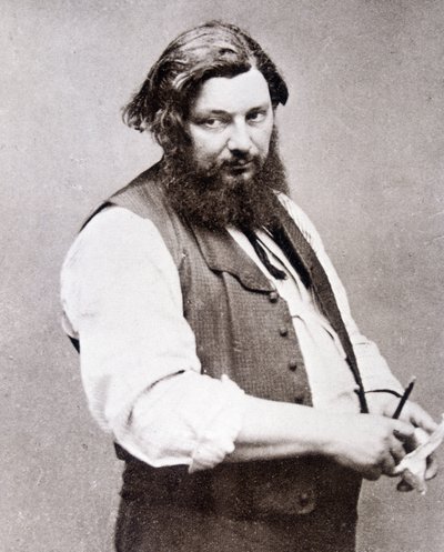 صورة لجوستاف كوربيه (1819-1877) بواسطة إتيان كارات