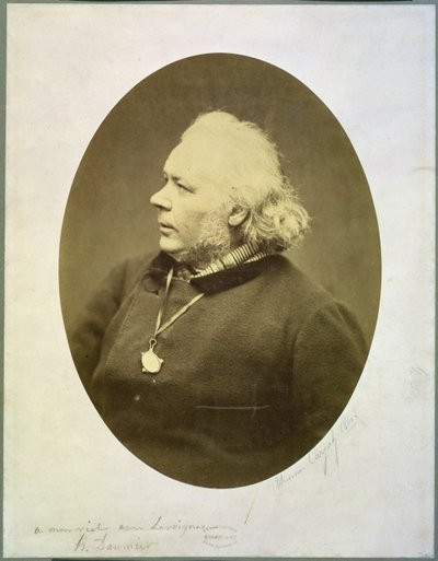 صورة لهونور دومير (1808-79) 1861 (طبعة زلال) بواسطة إتيان كارات
