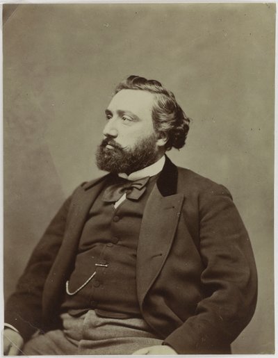 صورة لرئيس وزراء فرنسا ليون غامبيتا 1838-1882. بواسطة إتيان كارات