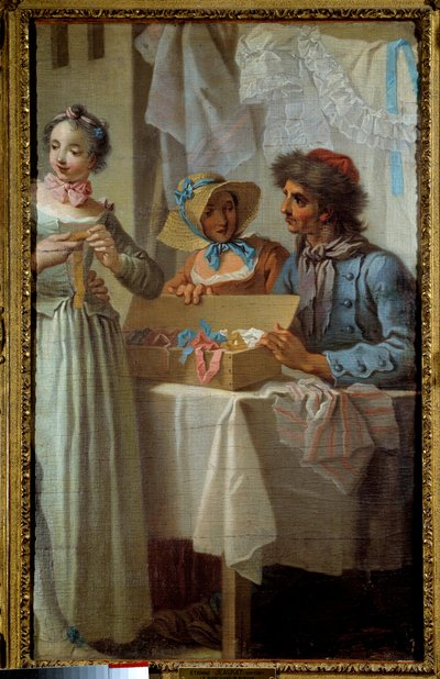 تاجر الشرائط رسم إيتيان جورات (1699-1789) القرن الثامن عشر. خافت. 0،81 × 0،51 م باريس ، متحف كارنافاليت بواسطة إتيان جورات