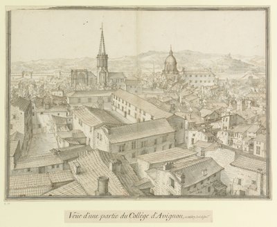 جزء من كلية دي أفينيون  1617 : استحقاق جزء من كلية دي أفينيون، في 1617. 3 يناير/كانون الثاني بواسطة إتيان مارتيلانج