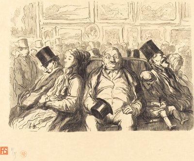 معرض الفنون التشكيلية - بصالون كار - لحظة راحة بواسطة إتيان بعد Honoré Daumier