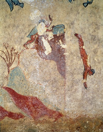 غطاس. (تفاصيل اللوحة الجصية ، 520-510 قبل الميلاد) بواسطة إتروسكان