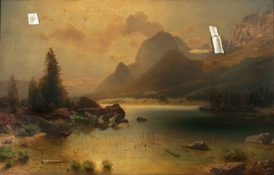 Hintersee بالقرب من Berchtesgaden بواسطة يوجين جيتيل