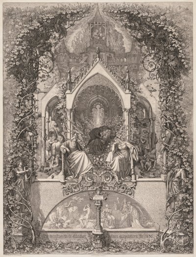براير روز (الجمال النائم) بواسطة Eugen Napoleon Neureuther