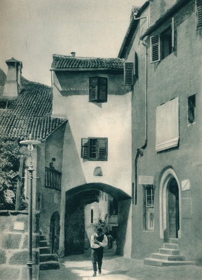 شارع هادئ ، ميرانو ، جنوب التيرول ، إيطاليا ، 1927 بواسطة يوجين بوبيل