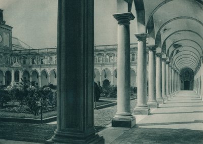 الأديرة في دير سان مارتينو ، بالقرب من نابولي ، إيطاليا ، 1927 بواسطة يوجين بوبيل