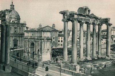 منتدى رومانوم مع قوس سيبتيموس سيفيروس ، روما ، إيطاليا ، 1927 بواسطة يوجين بوبيل