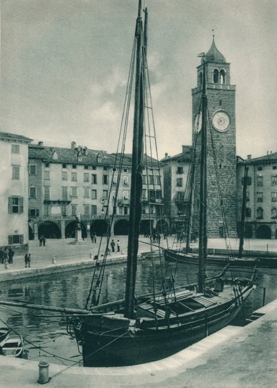 هاربور وتوري أبونالي ، ريفا ديل جاردا ، إيطاليا ، 1927 بواسطة يوجين بوبيل
