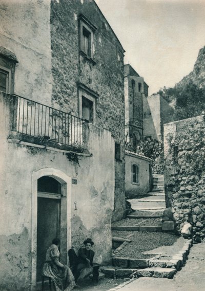 شارع في تاورمينا ، صقلية ، إيطاليا ، 1927 بواسطة يوجين بوبيل