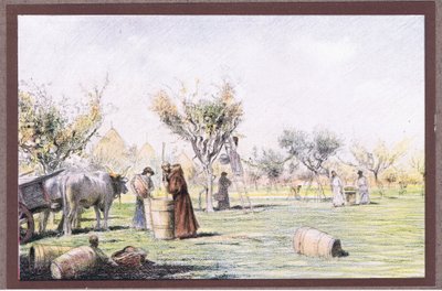 الراهب جايلز يعمل في المزرعة ، 1919 بواسطة يوجين بورنان