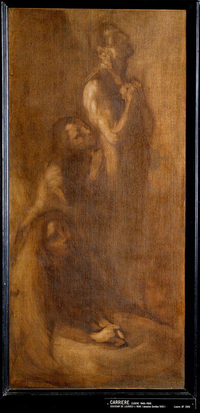 ذكرى لورد بيليرين في الصلاة. رسم يوجين كاريير (1849-1906) 1896 صن. 0،73x0،35 م باريس ، متحف دورسيه بواسطة يوجين كاريير