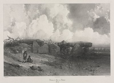 الرحلات الخلابة والرومانسية في فرنسا القديمة: بريتاني ، ج. 1845. بواسطة يوجين سيشيري