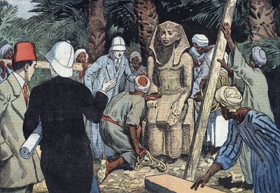 اكتُشف من تمثال سيسوستريس الثالث في عام 1862 بواسطة يوجين دامبلانز