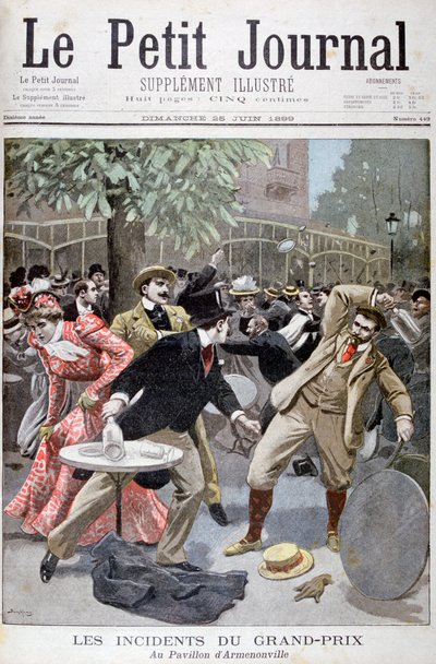 حادثة في Grand-Prix ، Pavillion dArmenonville ، فرنسا ، 1899. بواسطة يوجين دامبلانز