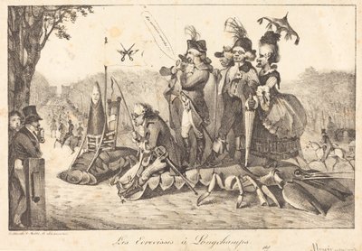 جراد البحر في Longchamps ، 1822. المؤلفون: يوجين ديلاكروا ، تشارلز إتيان بيير موت. بواسطة يوجين ديلاكروا ، تشارلز إتيان بيير موت