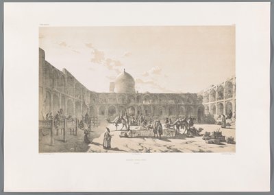 Caravanserai-i-Shah في قزوين Caravân-Serail-I-Châh (Casbin) (العنوان على الكائن) المناظر الطبيعية الفارسية (عنوان السلسلة) بيرس مودرن (عنوان المسلسل) بواسطة تيري فرير