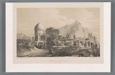 منظر للإمام زاده كوميجان في العراق - عجم الإمام زاده الكوميشه (عراق أدجمي) (العنوان على الشيء) المناظر الطبيعية الفارسية (عنوان السلسلة) بيرس مودرن (عنوان المسلسل) بواسطة تيري فرير