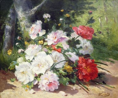 لا تزال الحياة من الزهور بواسطة Eugene Henri Cauchois
