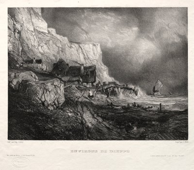 ستة من مشاة البحرية: محيط دييب ، 1833. بواسطة يوجين ايزابي