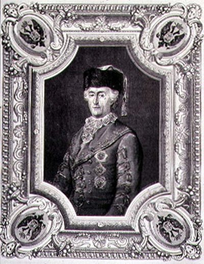 صورة لكاثرين الثانية العظيمة (1729-96) في زي السفر ، نقشها ستيفان بانميكر (1847-1930) (نقش) بواسطة يوجين جوزيف (بعد) فيولات