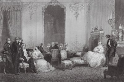 عائلة باريسية (نقش) بواسطة Eugene-Louis (after) Lami