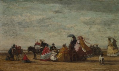 مشهد الشاطئ ، ج. 1865-1867. بواسطة يوجين لويس بودين