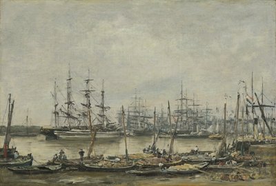 بوردو ، Quais ، 1874 بواسطة يوجين لويس بودين