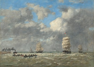 لوهافر ، 1883. بواسطة يوجين لويس بودين