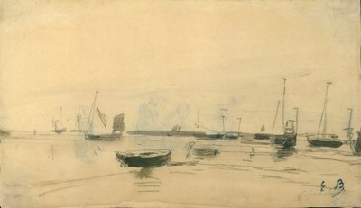 وجه المشهد البحري ، 1870-1885. بواسطة يوجين لويس بودين