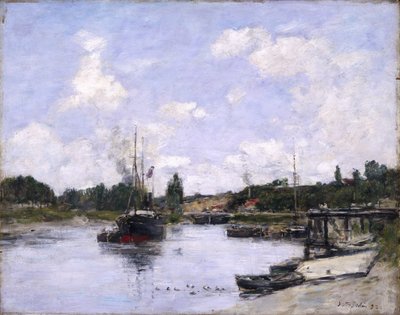 الميناء ، Saint-Valery-sur-Somme ، 1892 بواسطة يوجين لويس بودين