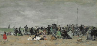 شاطئ تروفيل ، 1874 بواسطة يوجين لويس بودين