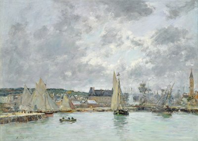ميناء تروفيل ، 1880 بواسطة Eugene Louis Boudin