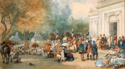 إفطار صيد في إنجلترا ، 1870 بواسطة يوجين لويس لامي
