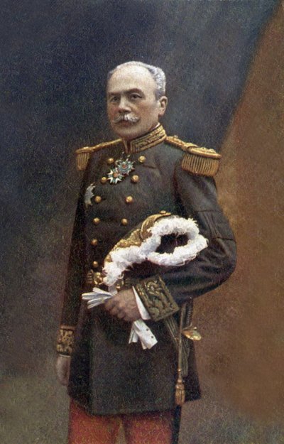 فيرناند دي لانجل دي كاري (1849-1927) ضابط فرنسي أثناء الحرب العالمية الأولى (فردان)، صورة ليوجين بيرو بواسطة يوجين Pirou