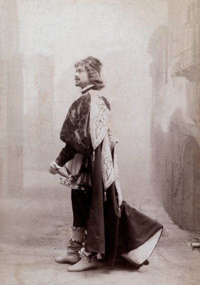 الممثل الكوميدي الفرنسي دوفيلييه، حوالي عام 1900، تصوير يوجين بيرو بواسطة يوجين Pirou