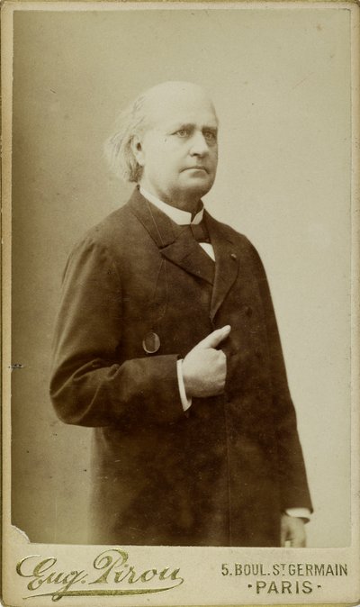 صورة لوكونت دي ليسلي 1818-1894 ، ج. 1870. بواسطة يوجين Pirou