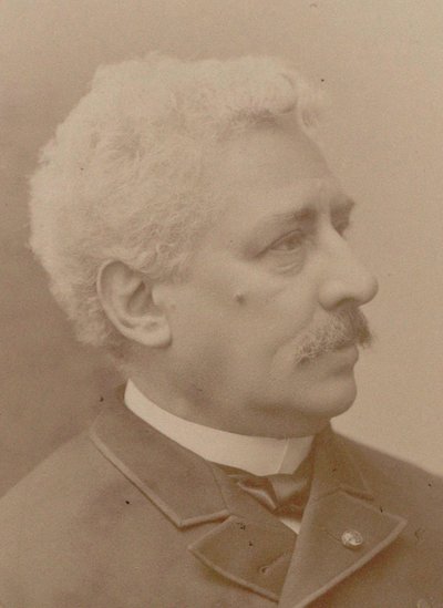 صورة للملحن أوليفييه ميترا 1830-1889 ، 1870. بواسطة يوجين Pirou