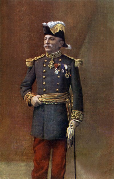 الجنرال لويس دي مود هيوي (1857-1921) القائد العام للجيش السابع خلال الحرب العالمية الأولى، صورة ليوجين بيرو بواسطة يوجين Pirou