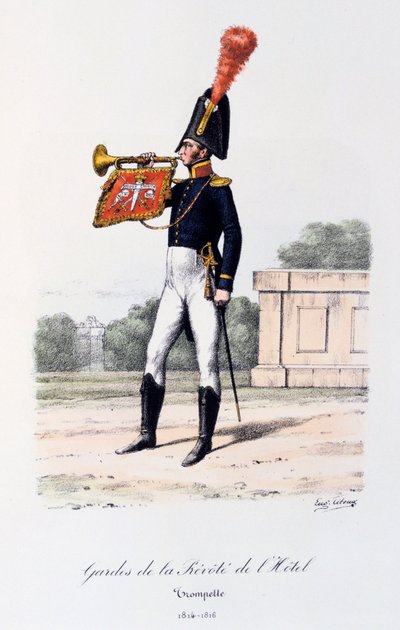فندق Prevote Guards ، عازف البوق ، 1814-16 بواسطة يوجين تايتوكس