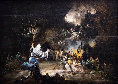 لوحة السبت، حوالي عام 1865 (زيت على الخشب) بواسطة أوجينيو لوكا إي فيلاسكيز