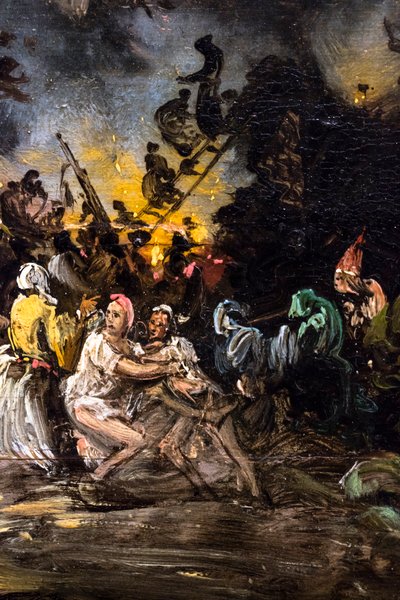 لوحة السبت، حوالي عام 1865 (زيت على الخشب) بواسطة أوجينيو لوكا إي فيلاسكيز