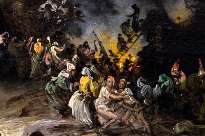 لوحة السبت، حوالي عام 1865 (زيت على الخشب) بواسطة أوجينيو لوكا إي فيلاسكيز