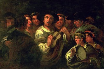 The Serenaders (زيت على قماش) بواسطة Eugenio Lucas y Padilla